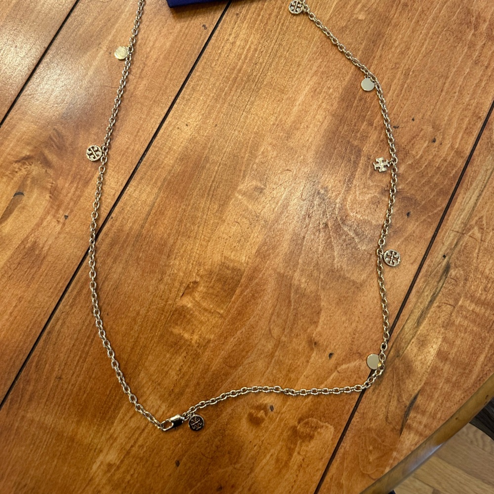 Tory Burch logo necklace